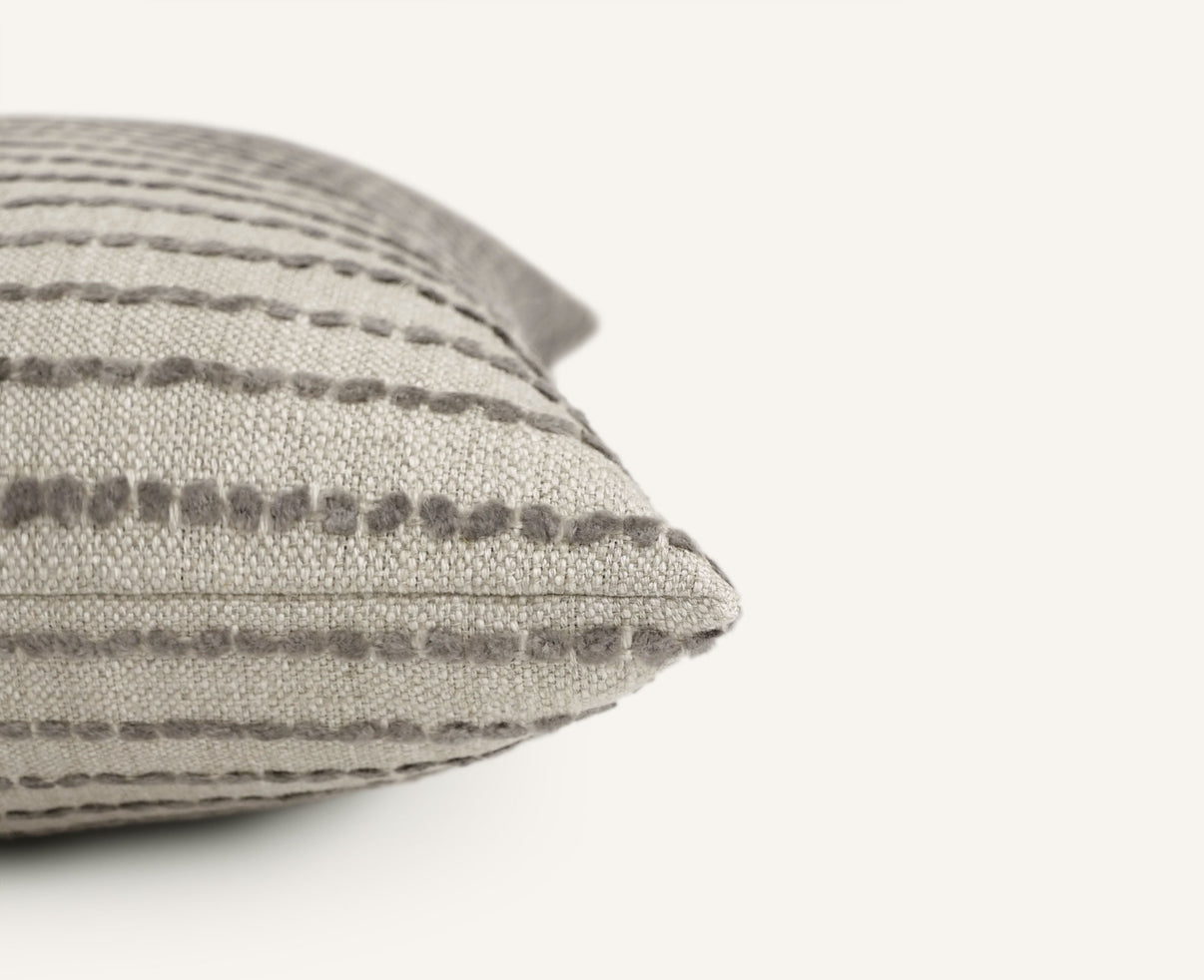 Mojave Stripe 24"×24" Side View || Ash