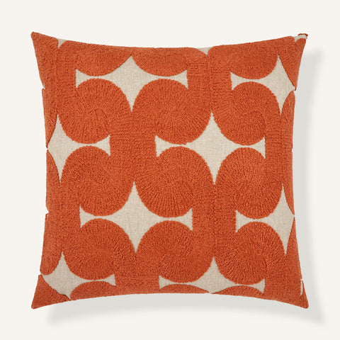 Faye 22"×22" Front View || Papaya