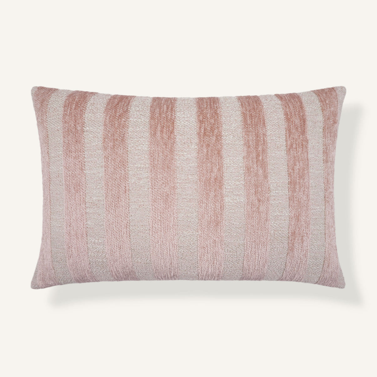 Divine Stripe 14"×22" Front View || Blush