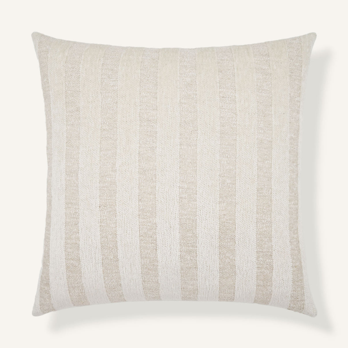 Divine Stripe 22"×22" Front View || Pearl