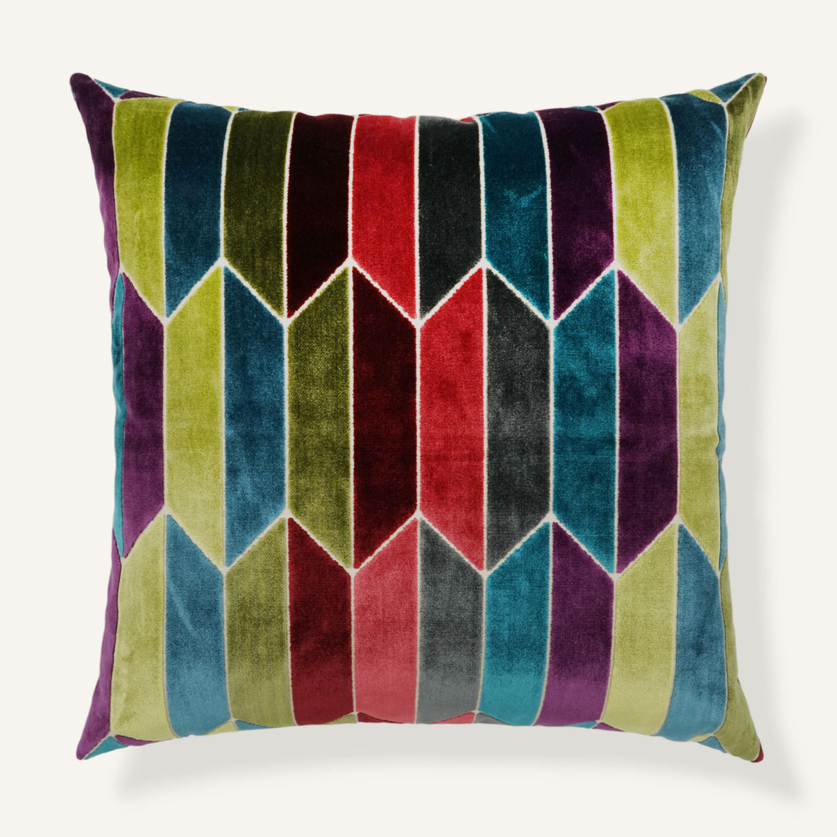 Abbey 22"×22" Front View || Jeweled