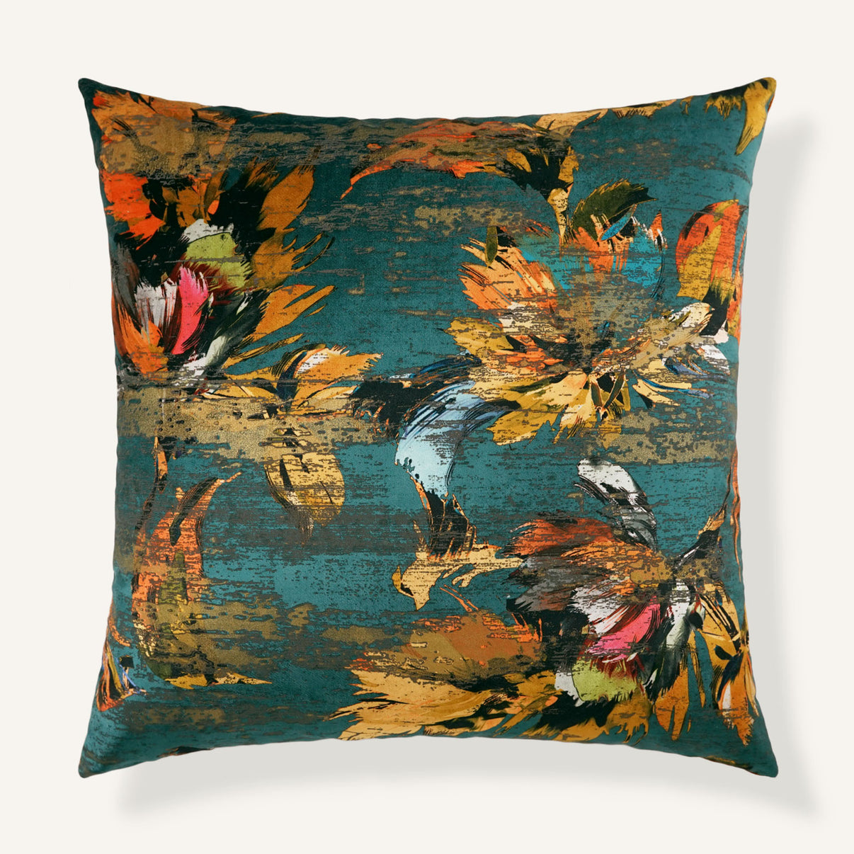 La-Di-Da 22"×22" Front View || Teal