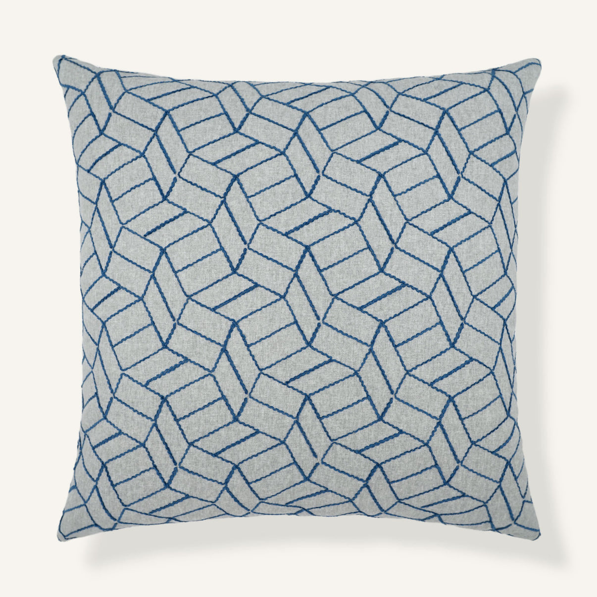 Lean In 24"×24" Front View || Cobalt