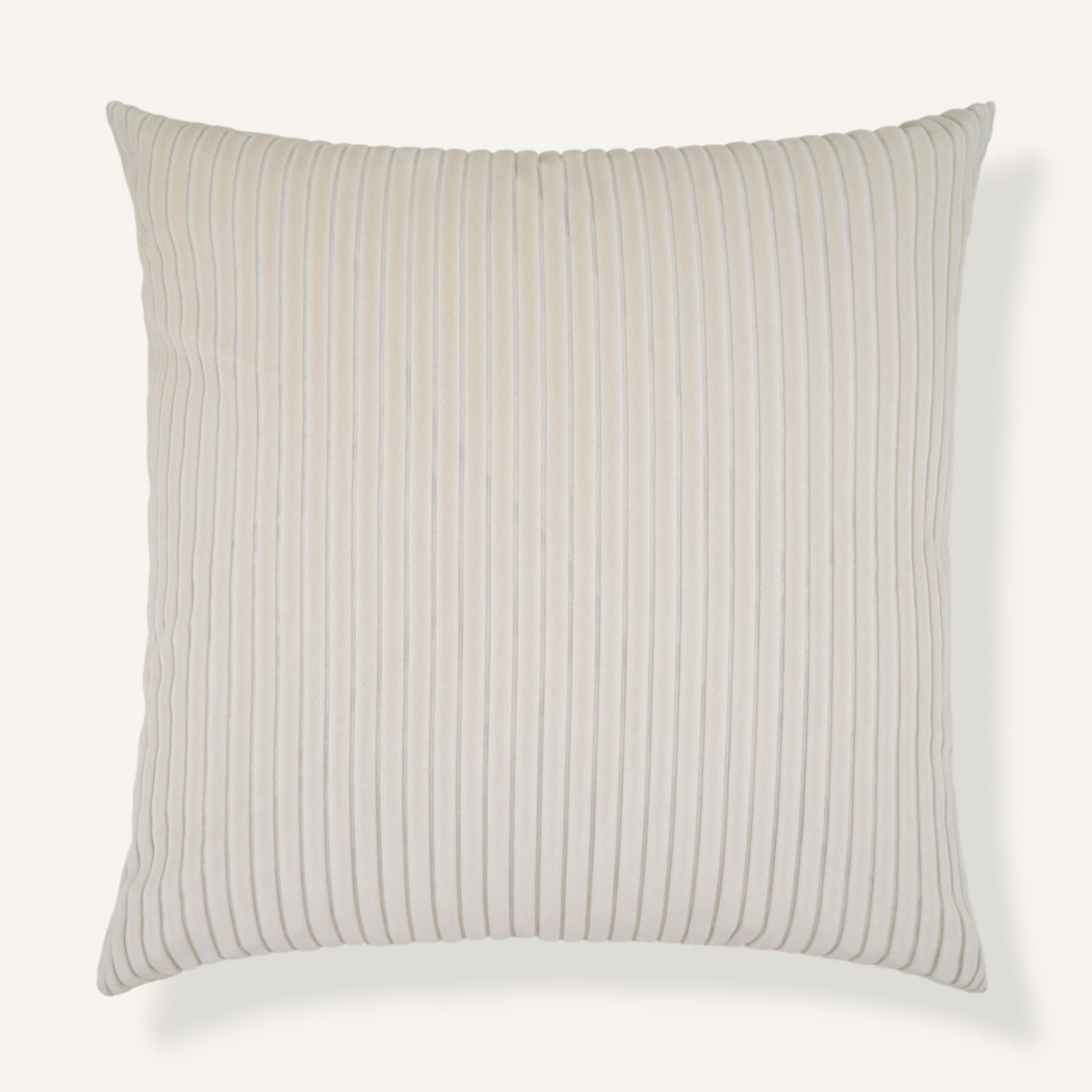 Fluted 24"×24" Front View || Pearl