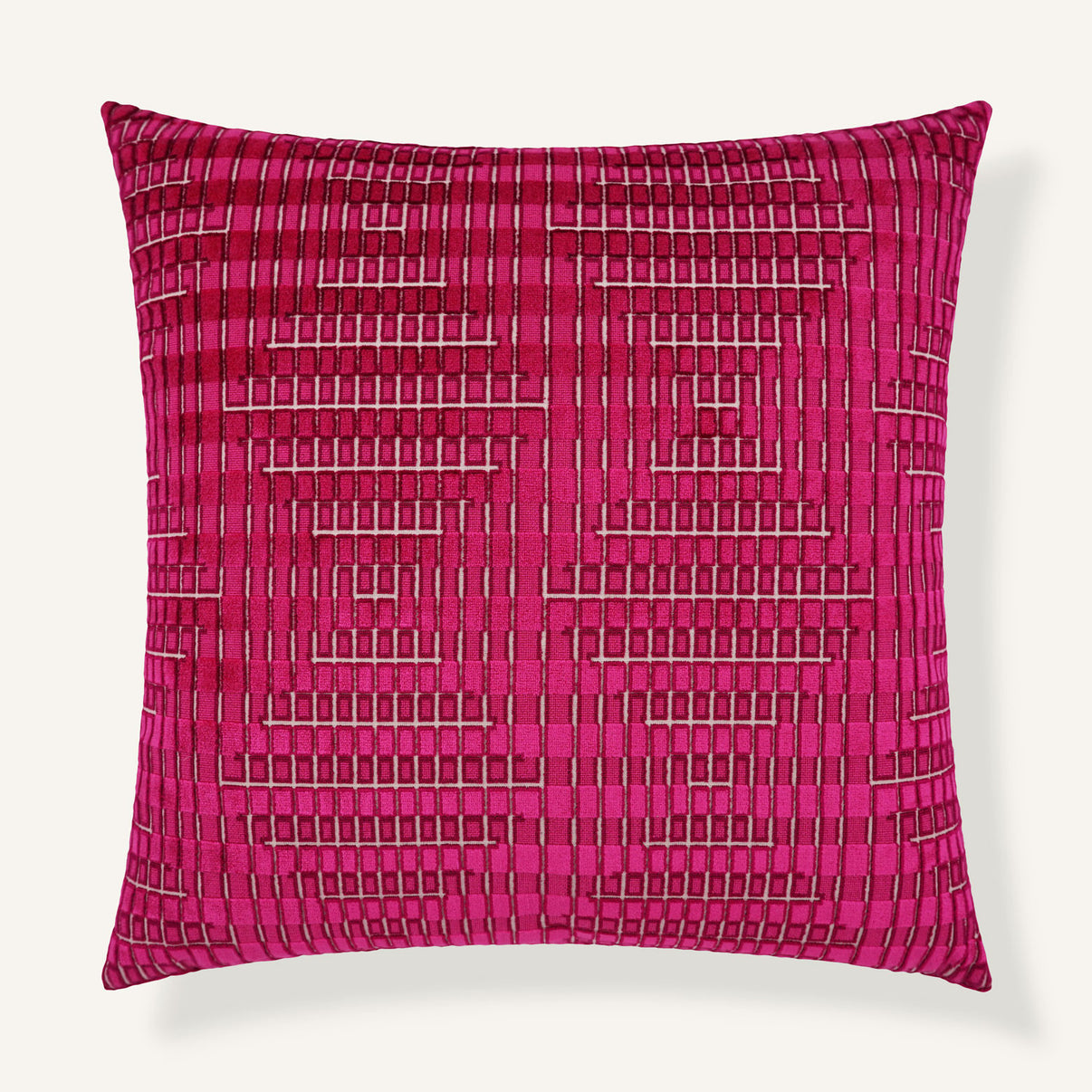 Exhibit 22"×22" Front View || Fuchsia