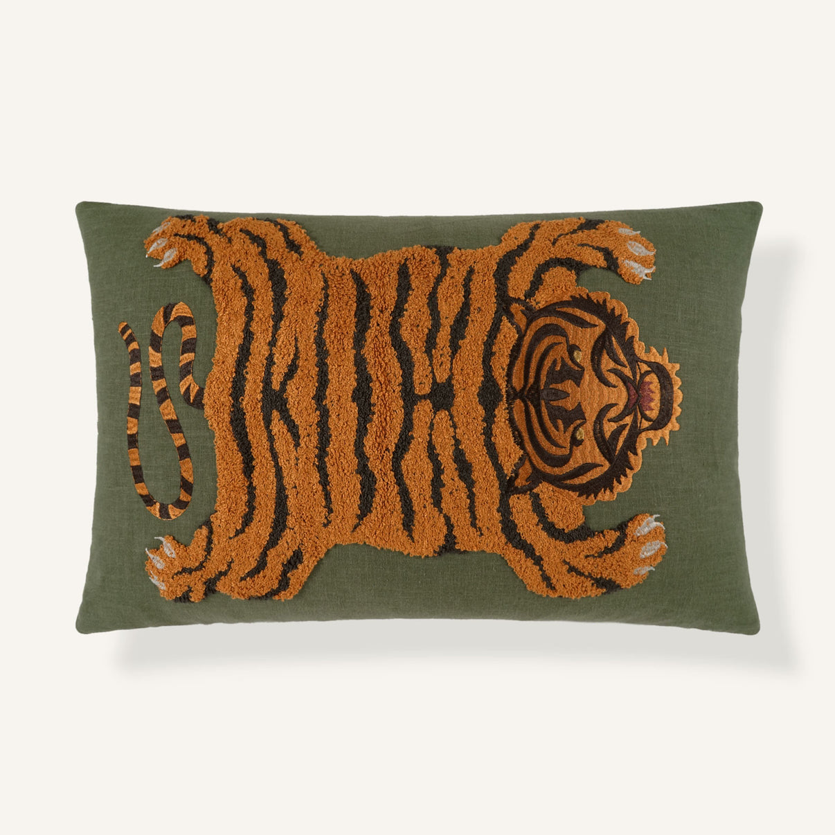 Tigris 14"×22" Front View || Olive