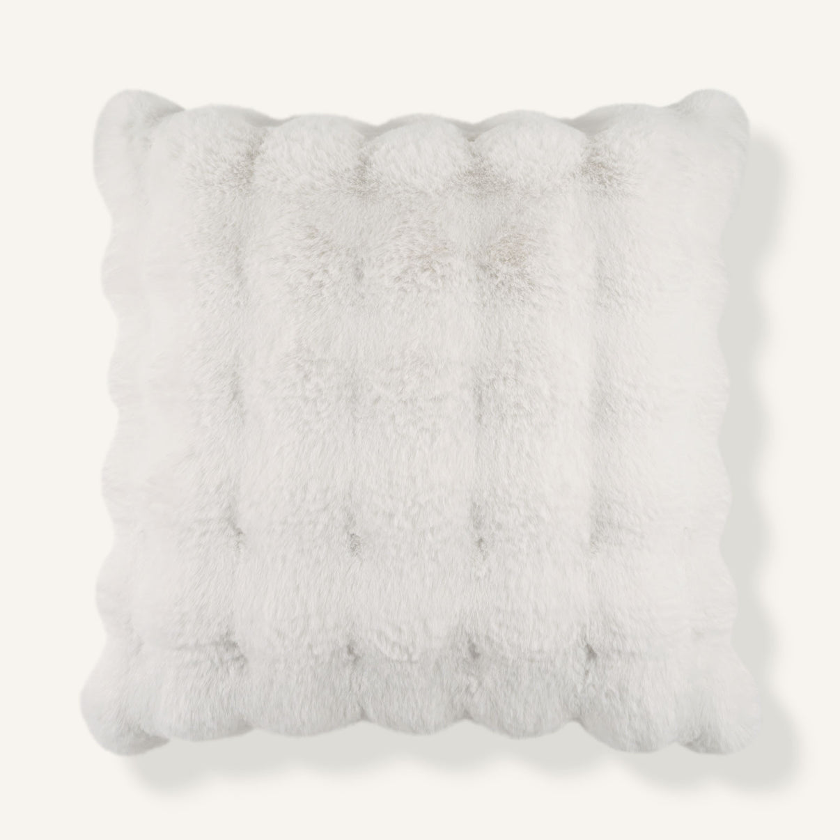 Clouded 22"×22" Front View || White