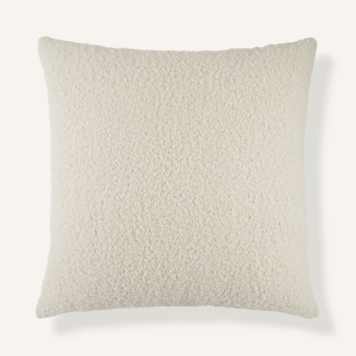 Foxy 24"×24" Front View || Ivory