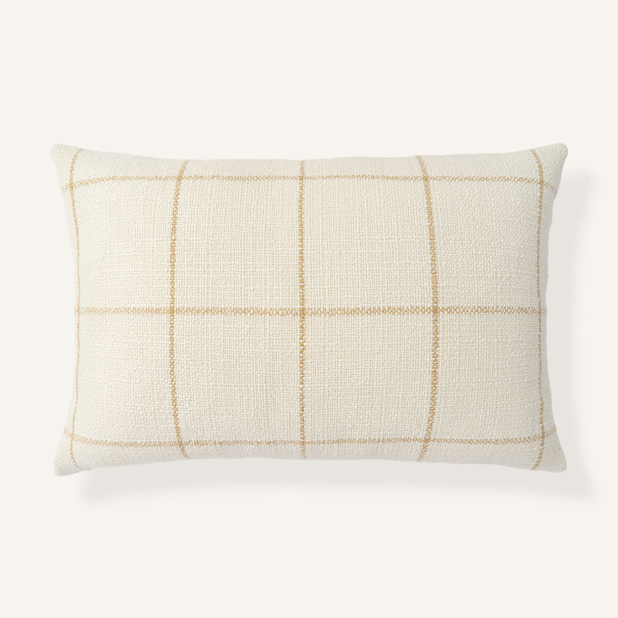 Hampton Check 14"×22" Front View || Sunflower