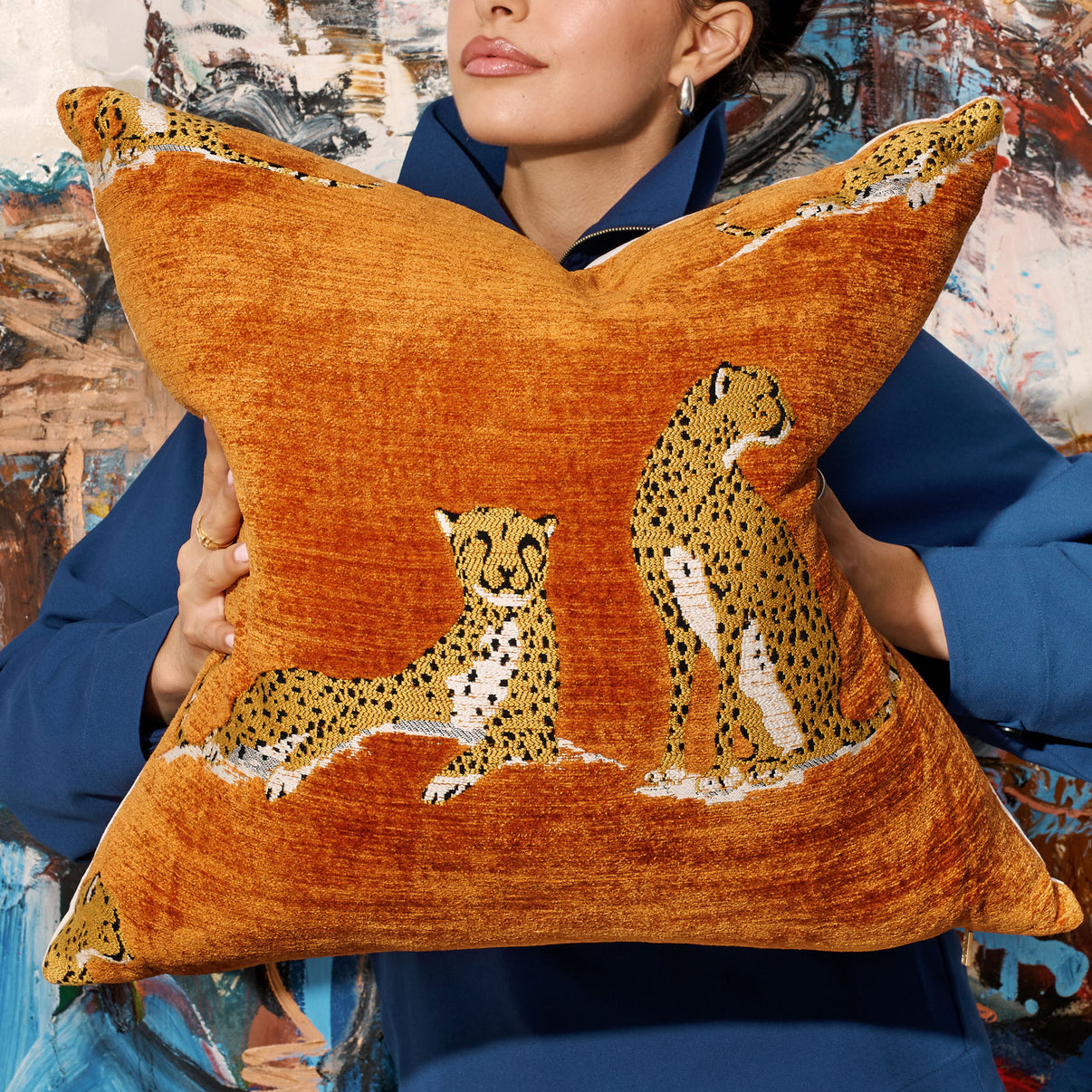 Alaia 22"×22" || Citrine