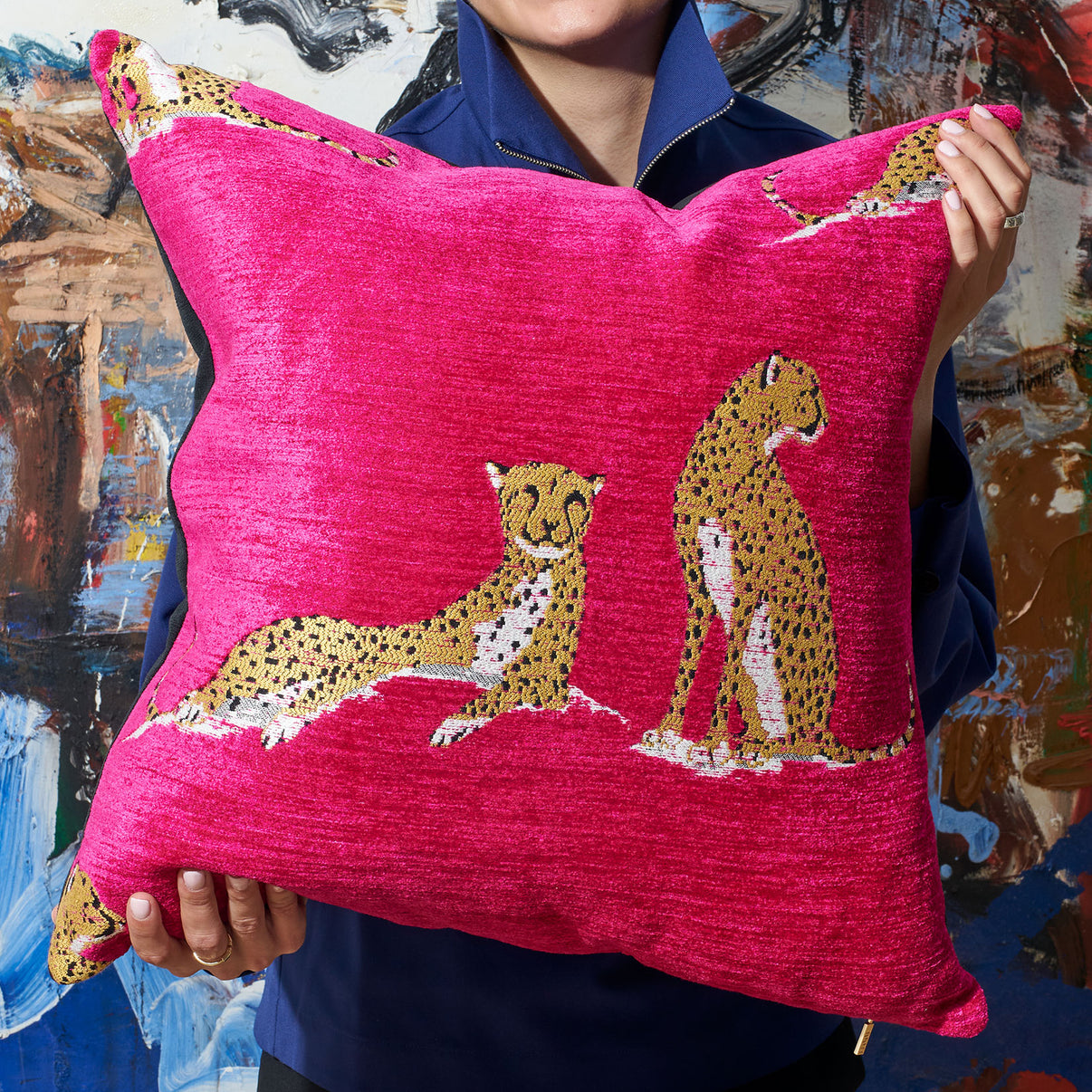Alaia 24"×24" || Magenta