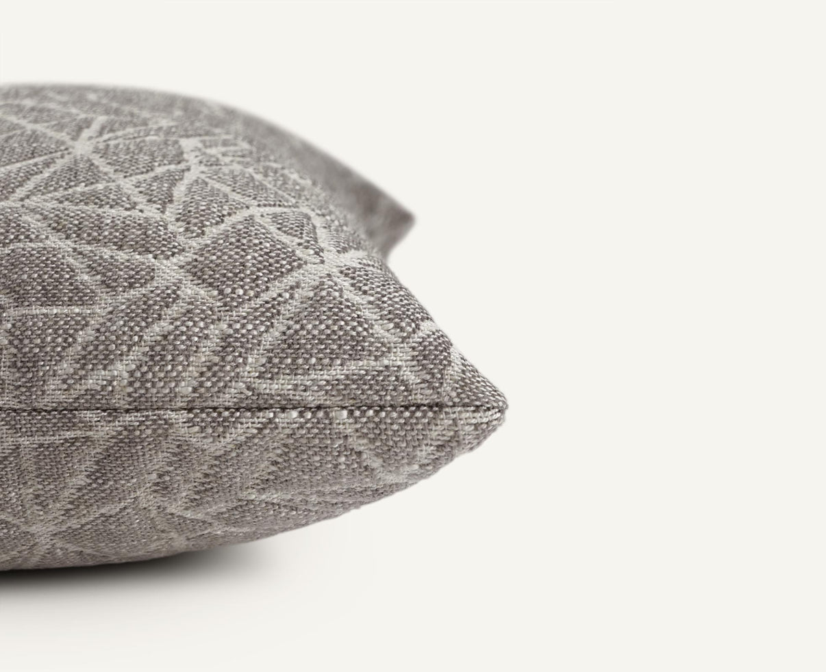 Crackle 24"×24" Side View || Taupe