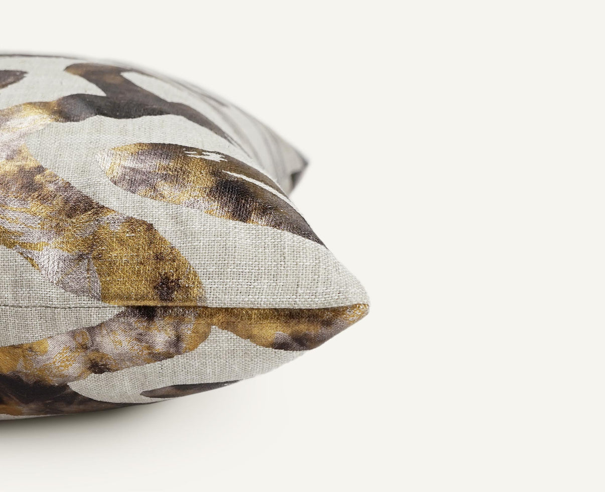 Scribble 22"×22" Side View || Copper