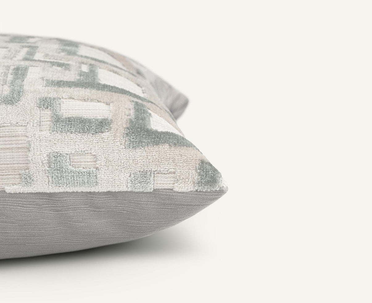 Fair and Square 22"×22" Side View || Mist