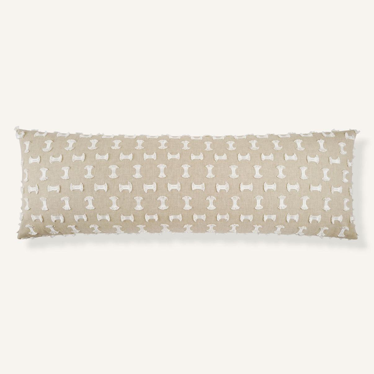Bowtie 14"×42" Front View || Oatmeal