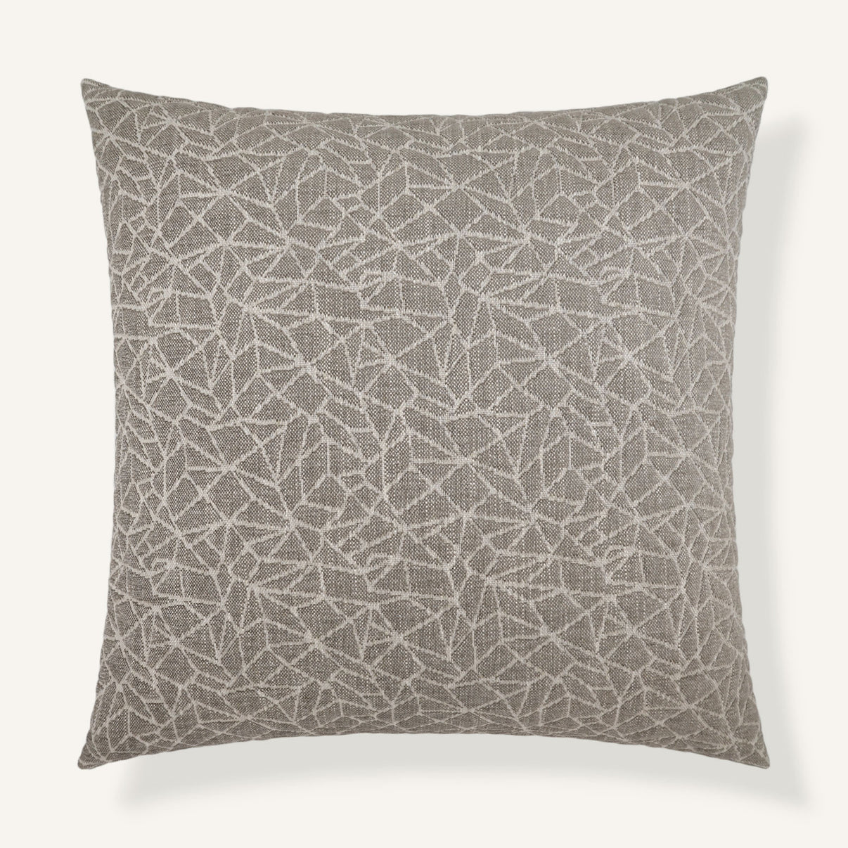 Crackle 24"×24" Front View || Taupe