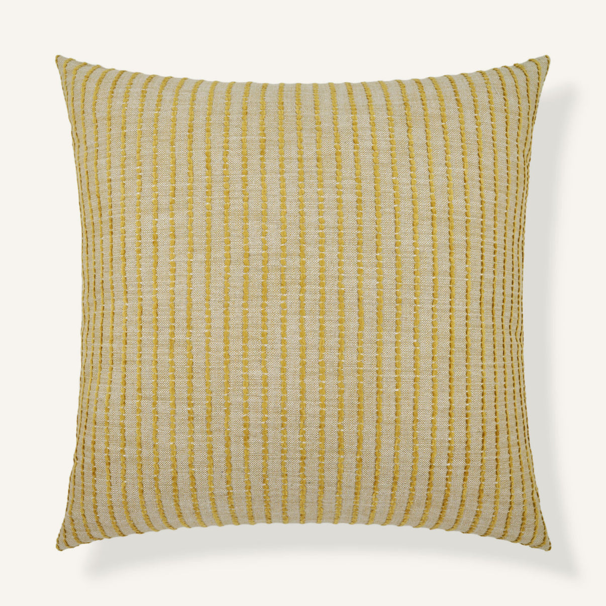 Mojave Stripe 24"×24" Front View || Yellow