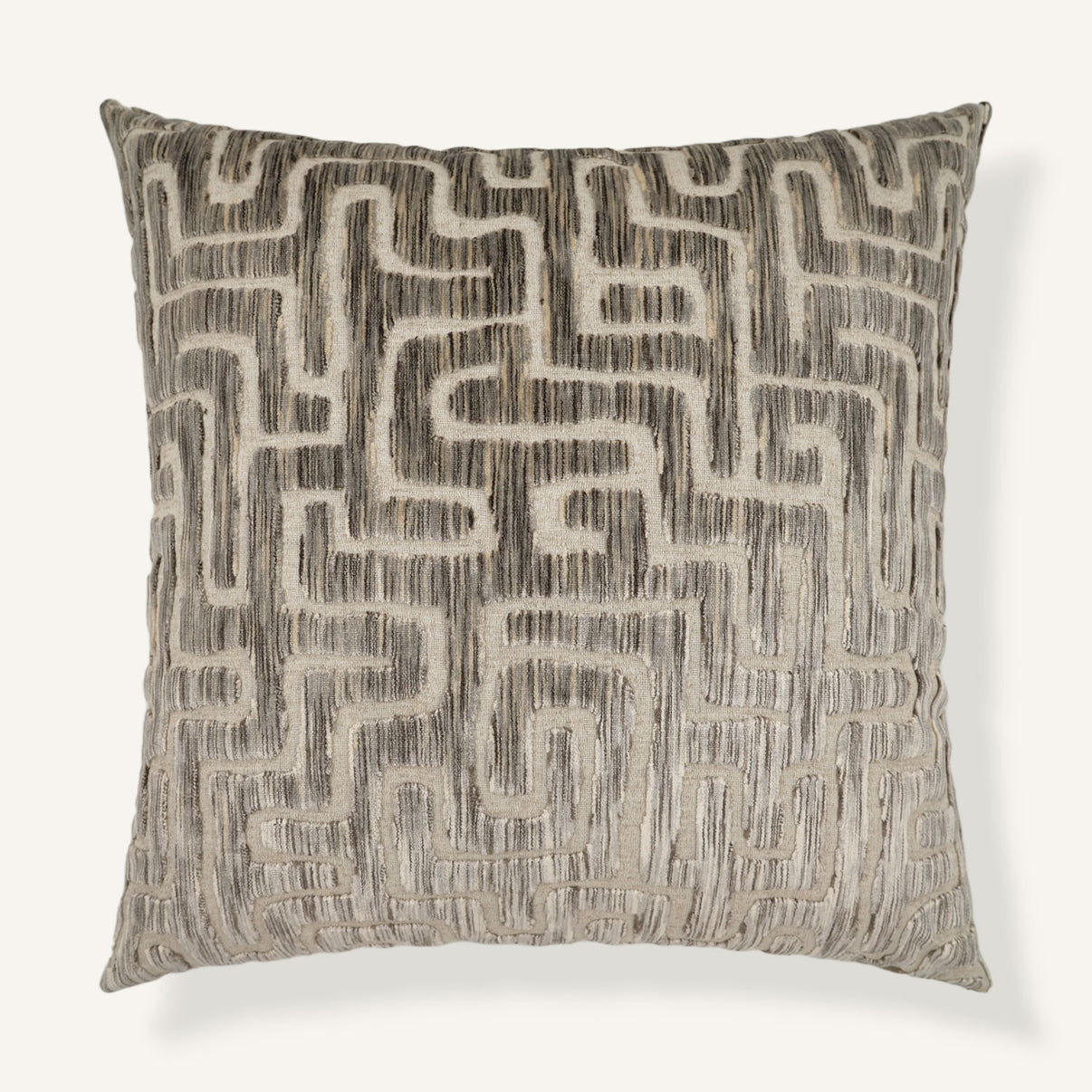 Maze 22"×22" Front View || Granite