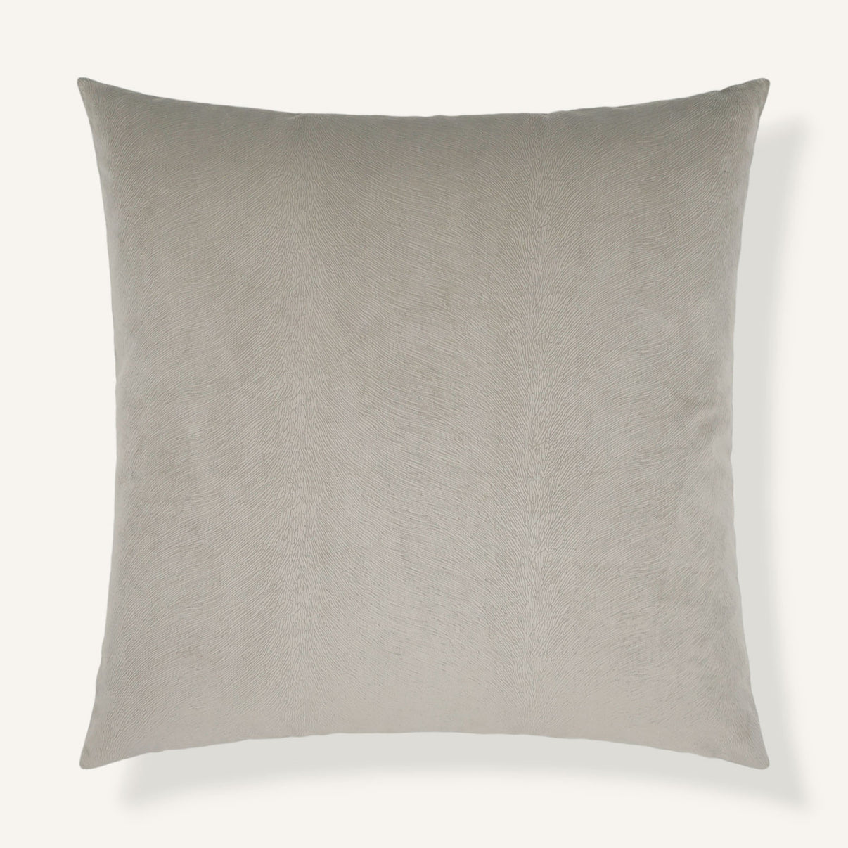Horsehair 24"×24" Front View || Ecru