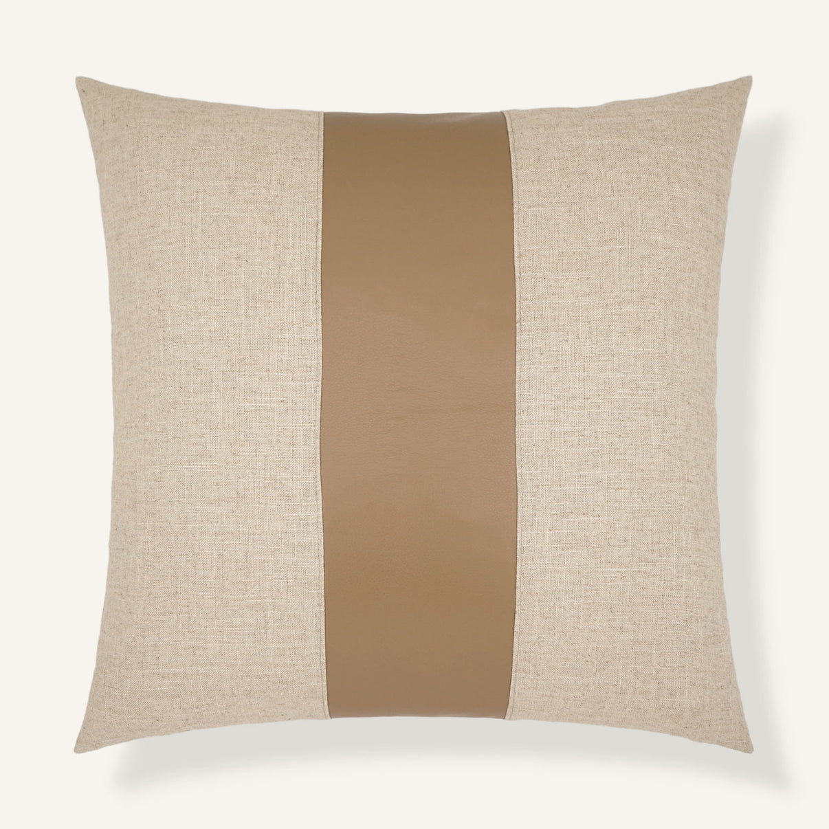 Vail 22"×22" Front View || Caramel