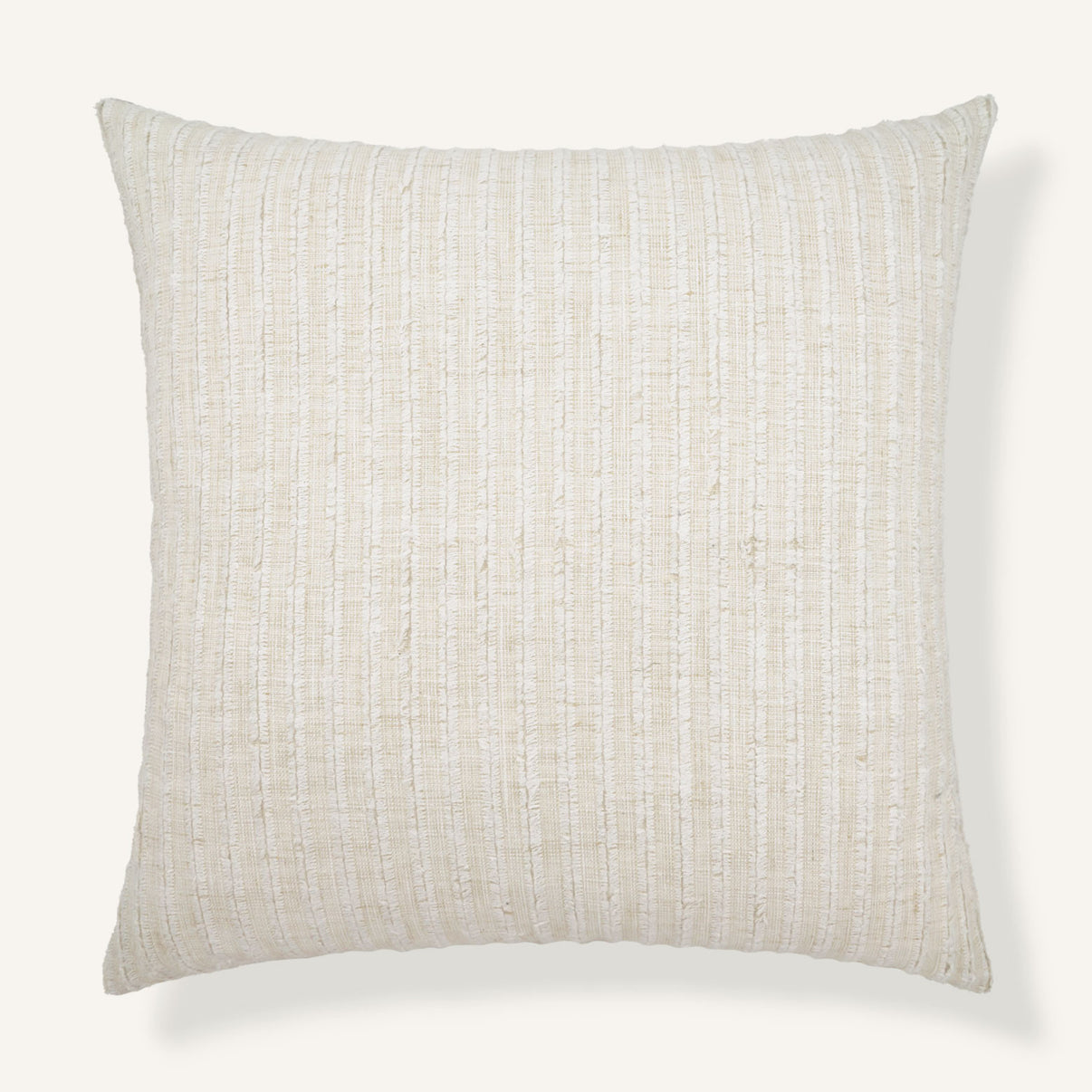 Cannage 24"×24" Front View || Ivory