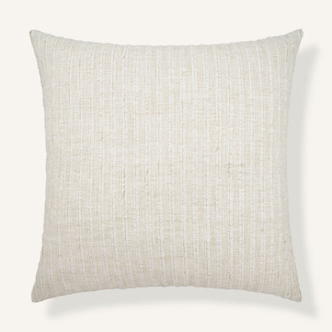 Cannage 24"×24" Front View || Ivory