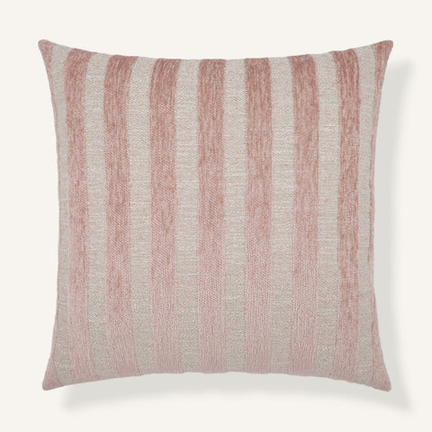 Divine Stripe 22"×22" Front View || Blush