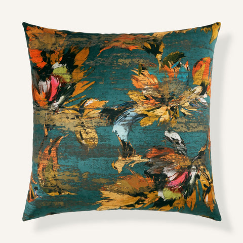 La-Di-Da 22"×22" Front View || Teal