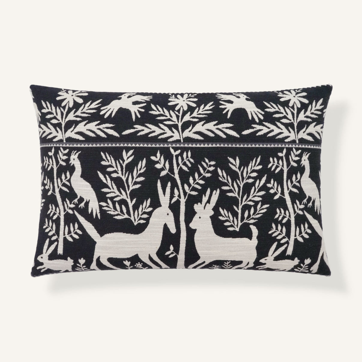 Fronds and Fauna 14"×22" Front View || Black