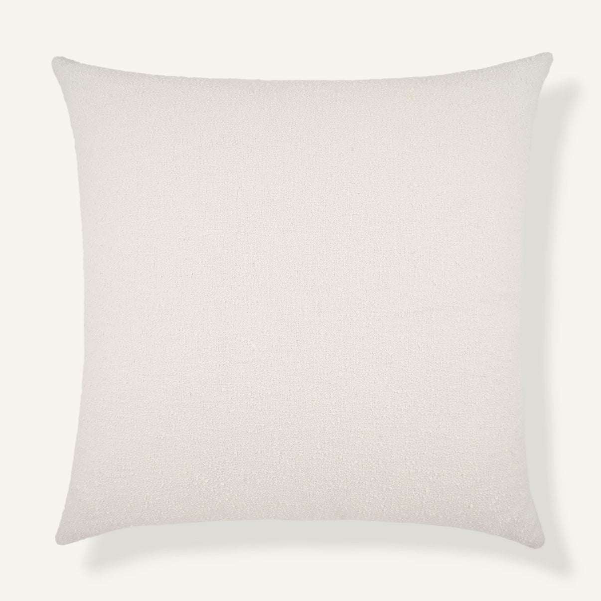Boucle 24"×24" Front View || Vanilla