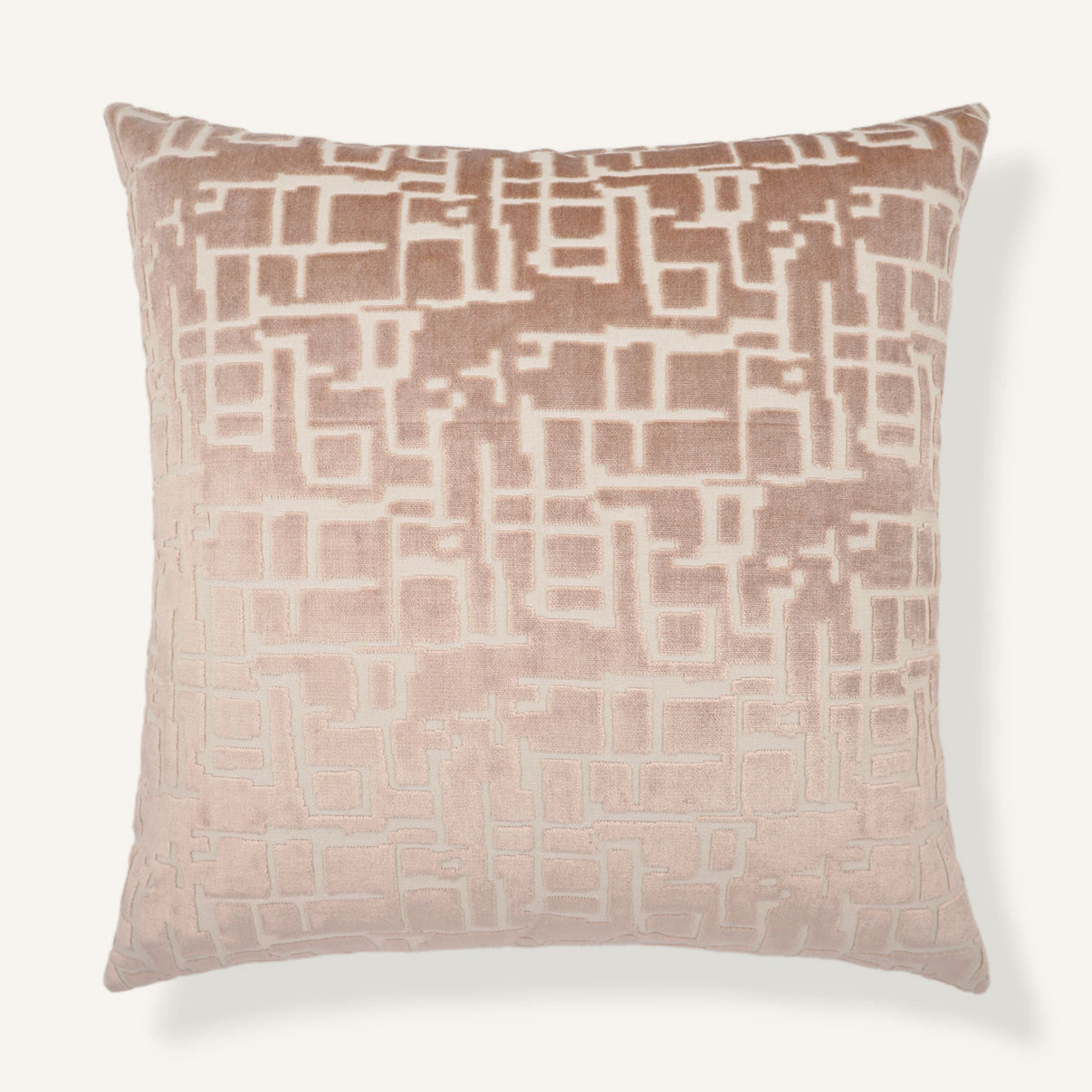 Districts 22"×22" Front View || Rose Quartz