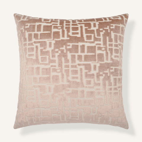 Districts 22"×22" Front View || Rose Quartz