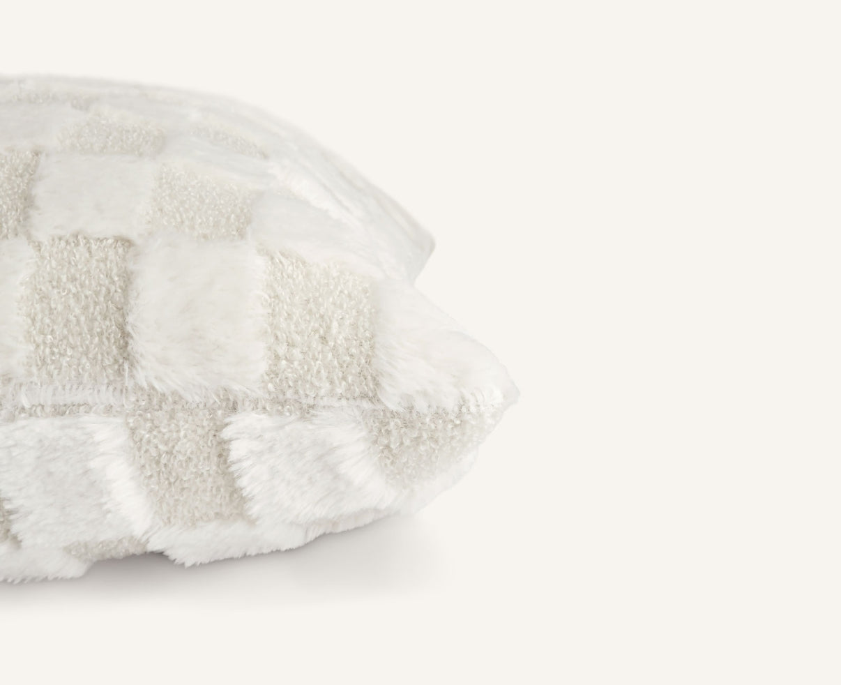 Checkmate 22"×22" Front View || Ivory