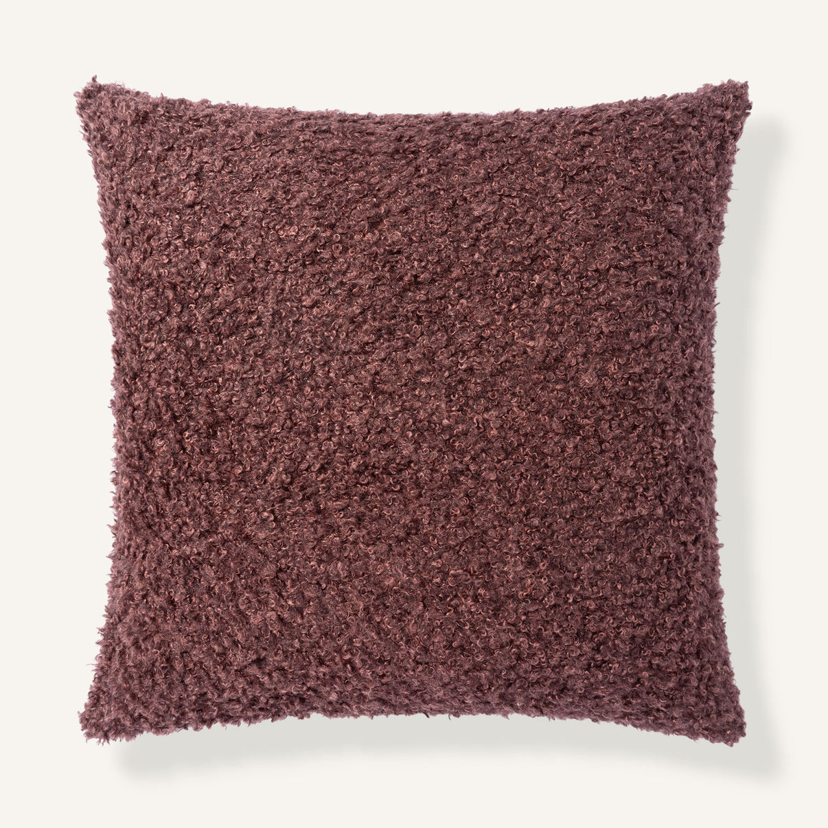 Curl Up 24"×24" Front View || Wine