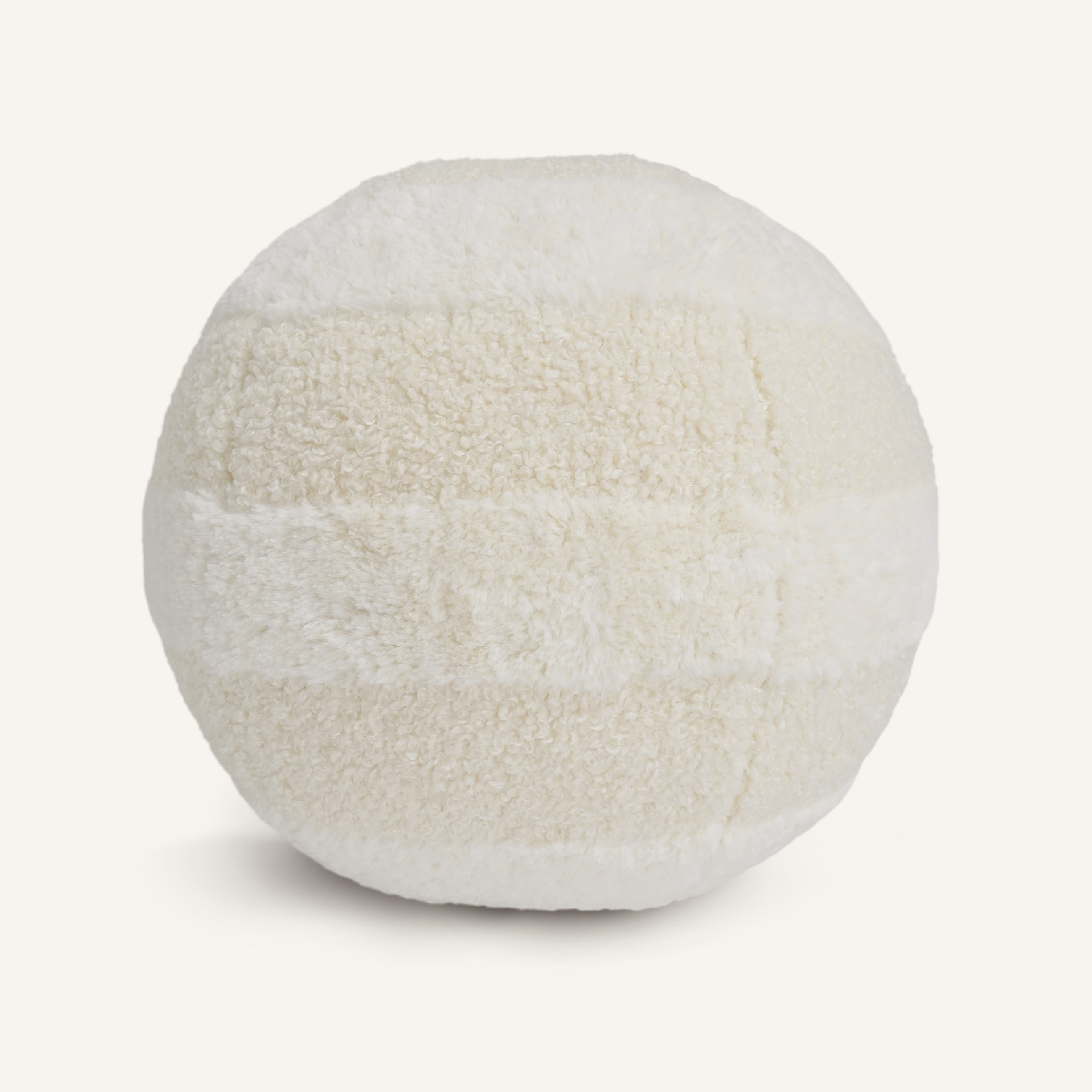 Plush Line Ball / Cream