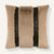 Fawn Stripe 24"×24" Front View || Tan