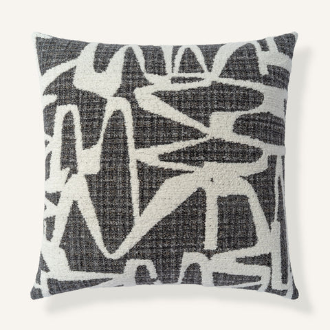 Autograph 24"×24" Front View || Charcoal