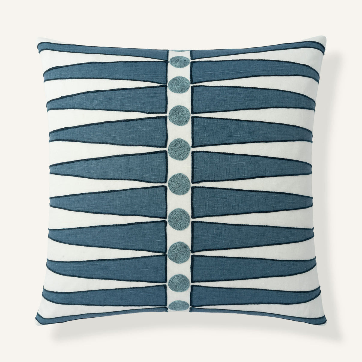 Rivoli 22"×22" Front View || Azure