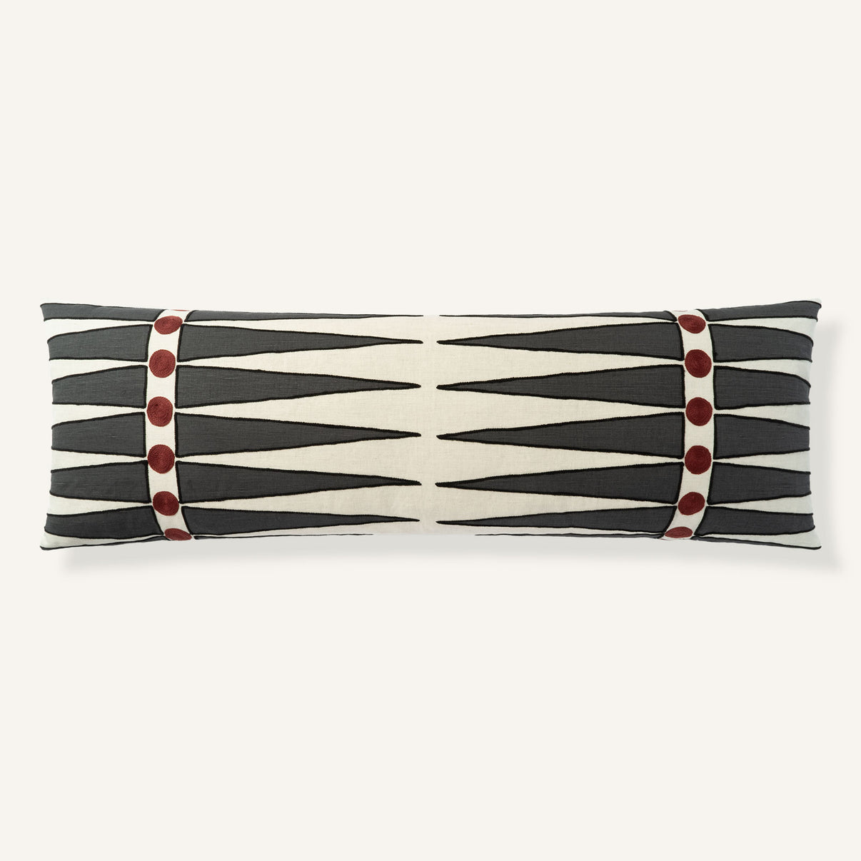 Rivoli 14"×42" Front View || Peppercorn