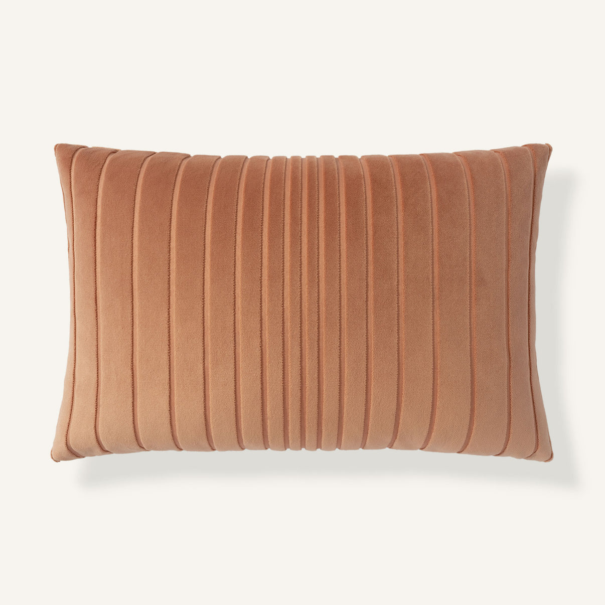Tempo Stripe 14"×22" Front View || Salmon