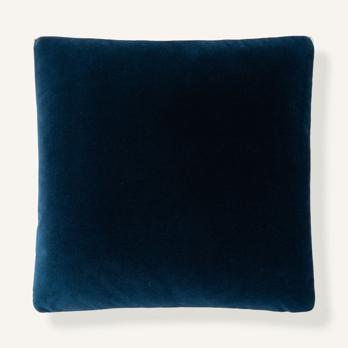 Soft Spoken Box 22"×22" Front View || Navy
