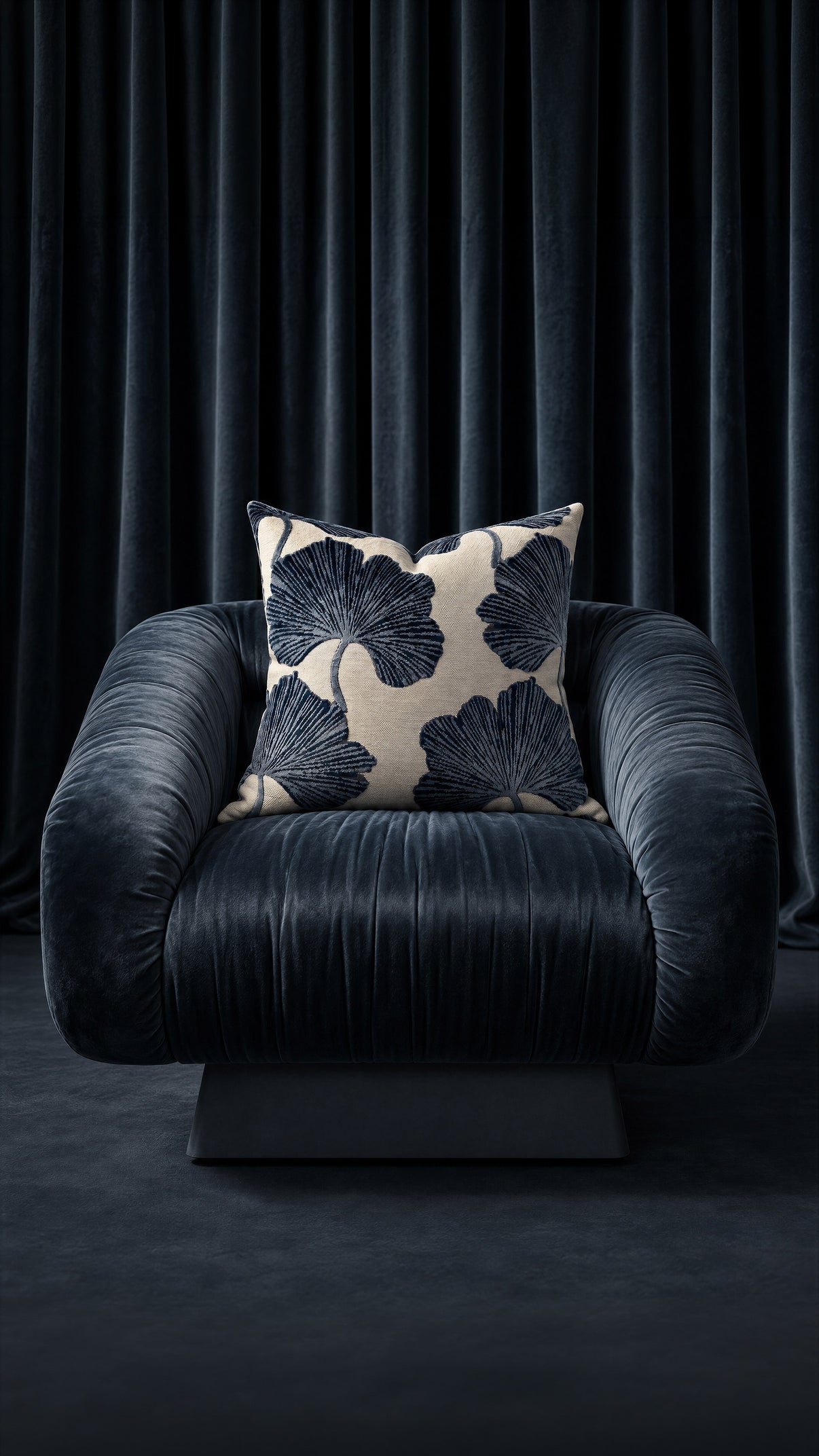 The Nara pillow in Indigo from Floof Living | Nara Lifestyle || Indigo